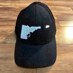 New Era Banana Ink black and white embroidered Idaho hat size S/M